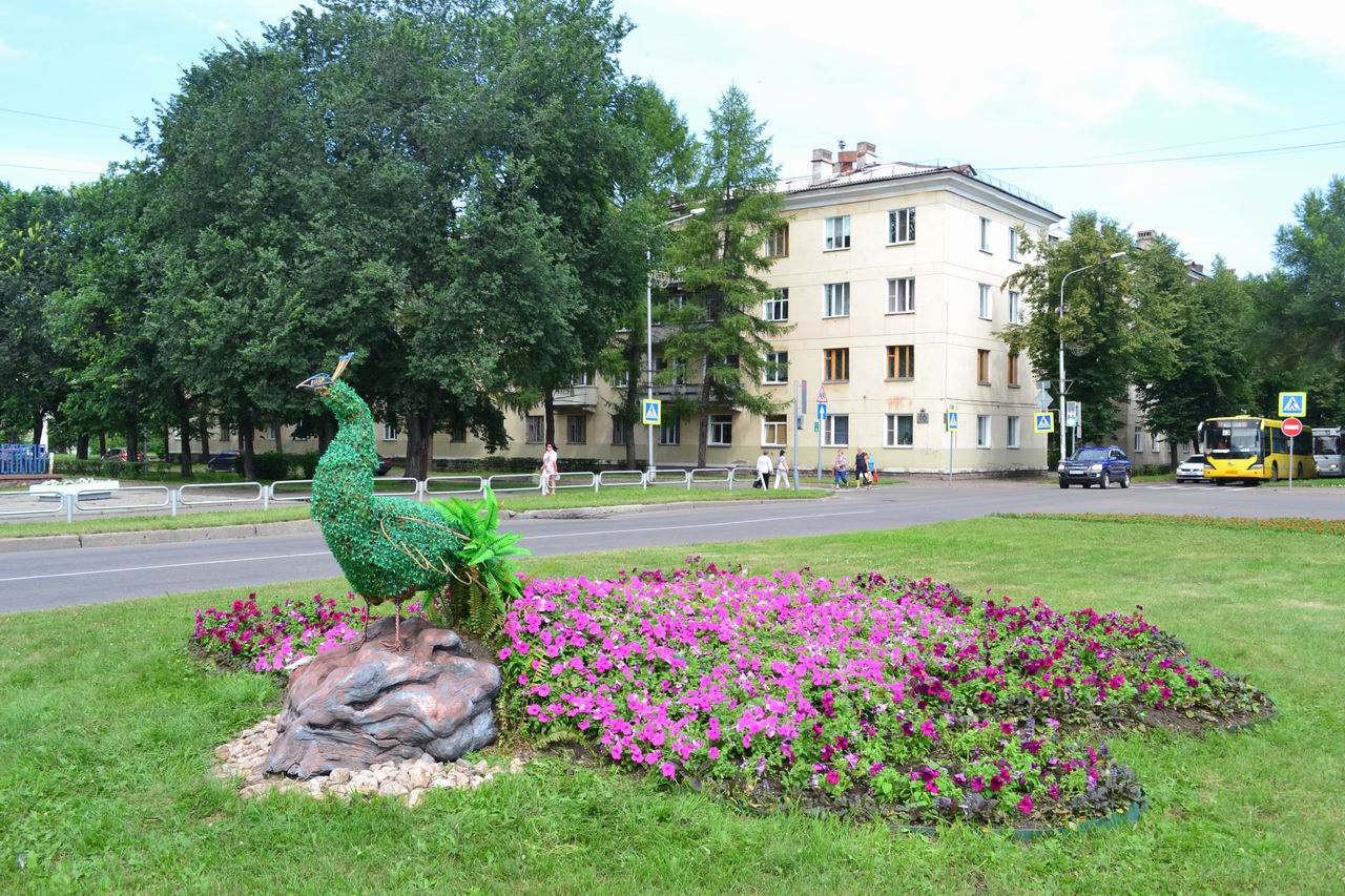 Парк города Железногорска Красноярского края